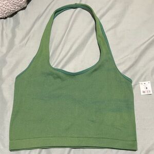 green halter top